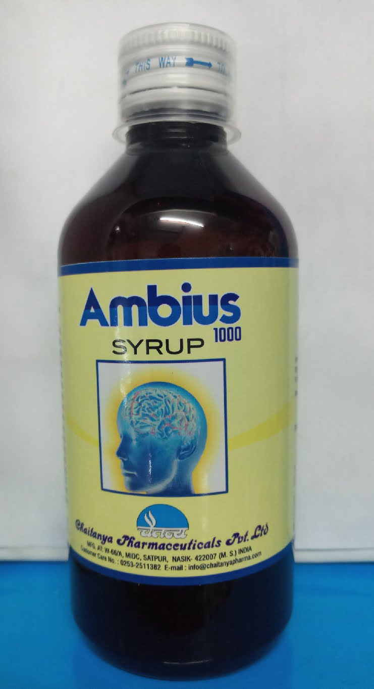 ambius syrup 200ml chaitanya pharmaceuticals